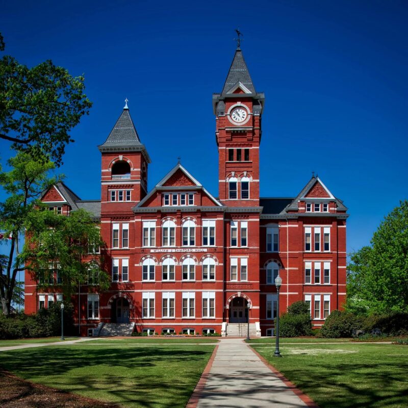 auburn university building in auburn, alabama